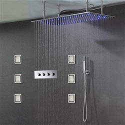 Rain Shower System With Body Jets